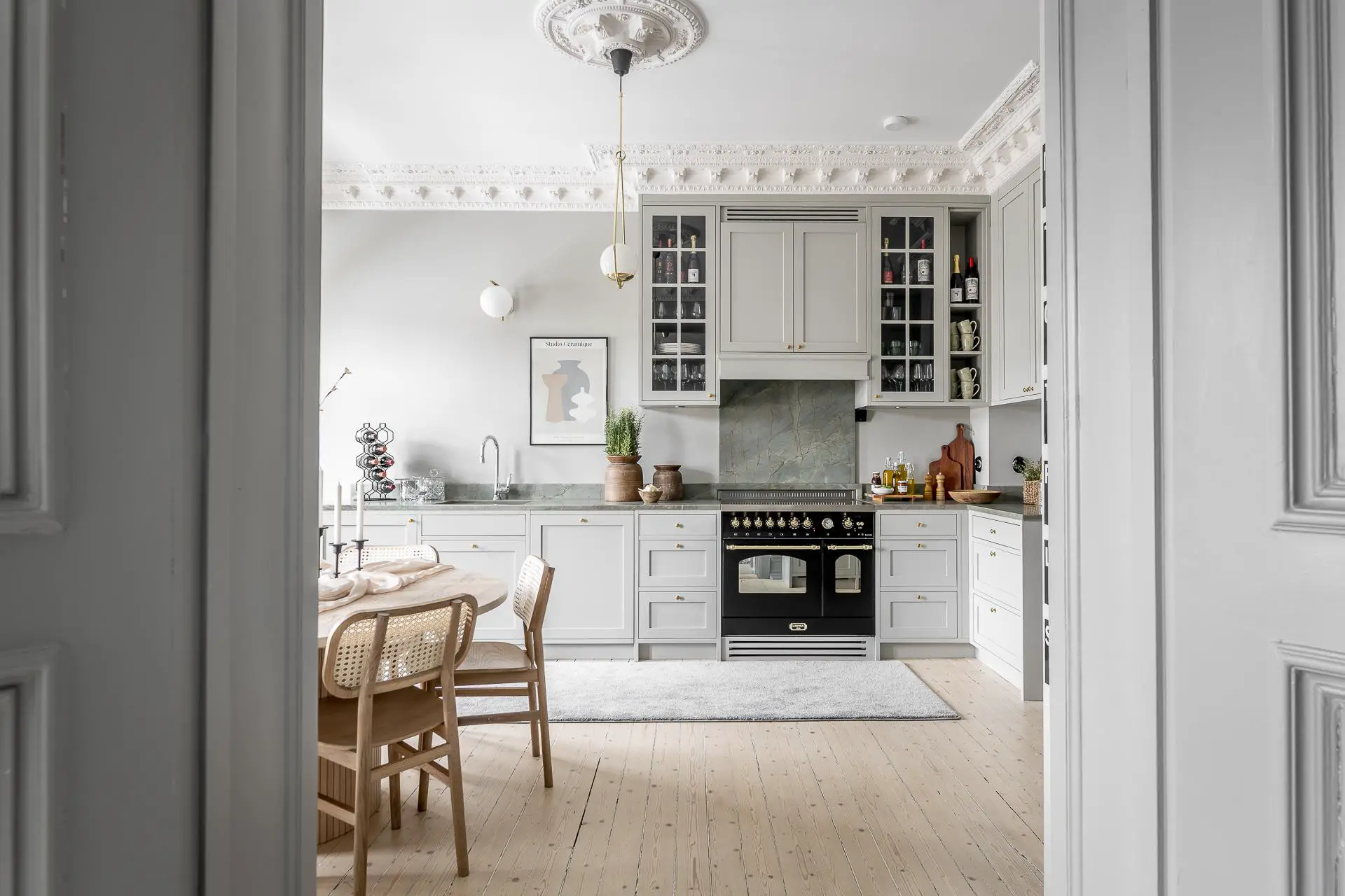 116m2 瑞典公寓 | 古典与现代的完美结合-7