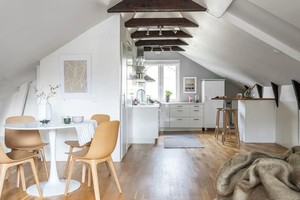 瑞典哥德堡 40m2 现代风格大阁楼工作室-8