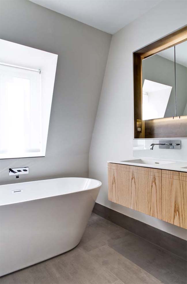 旧公寓改豪华顶层公寓丨Daniel Hopwood Studio-18