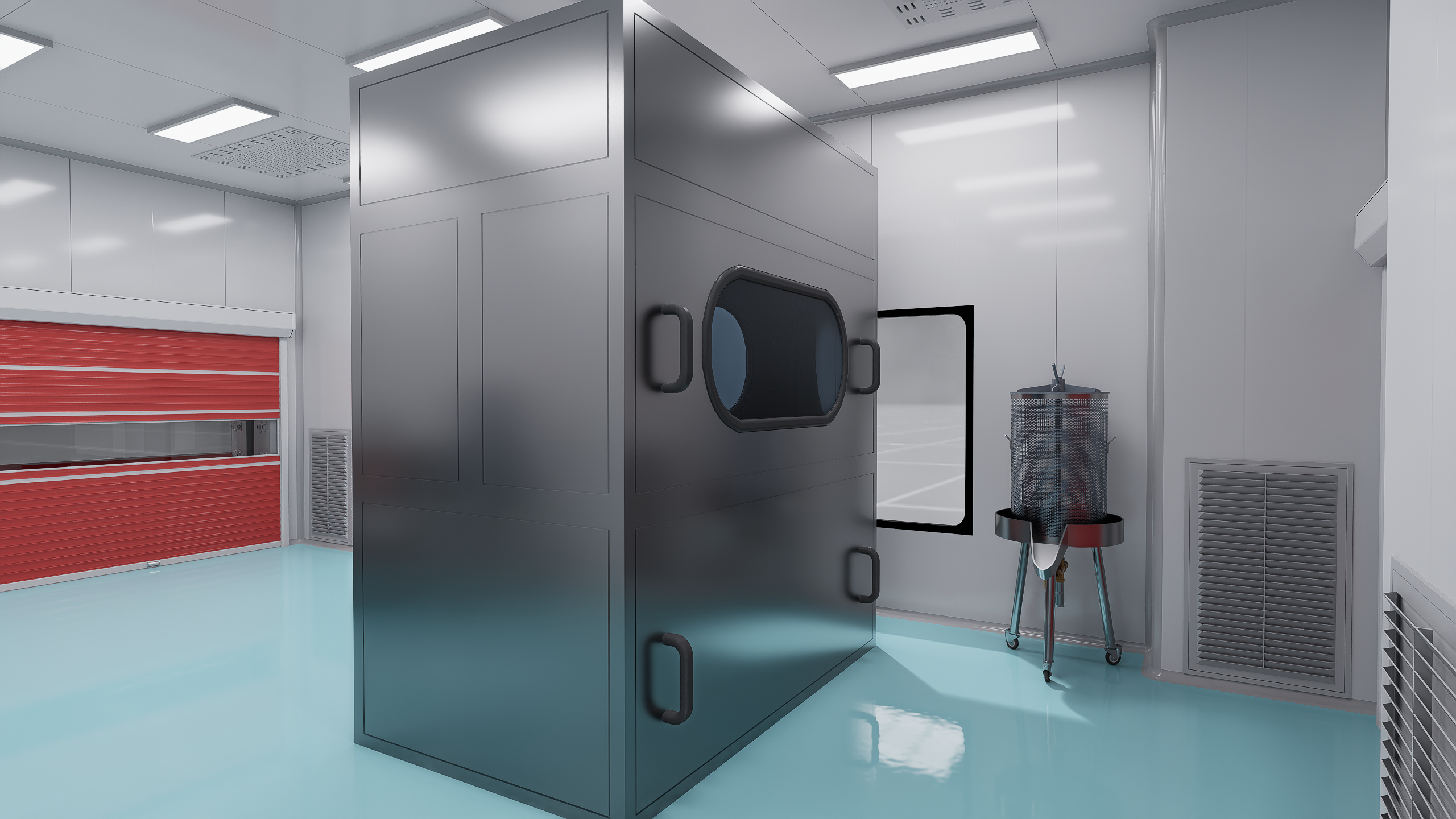 净化车间效果图相关BIM服务项目丨BIM工程服务-14