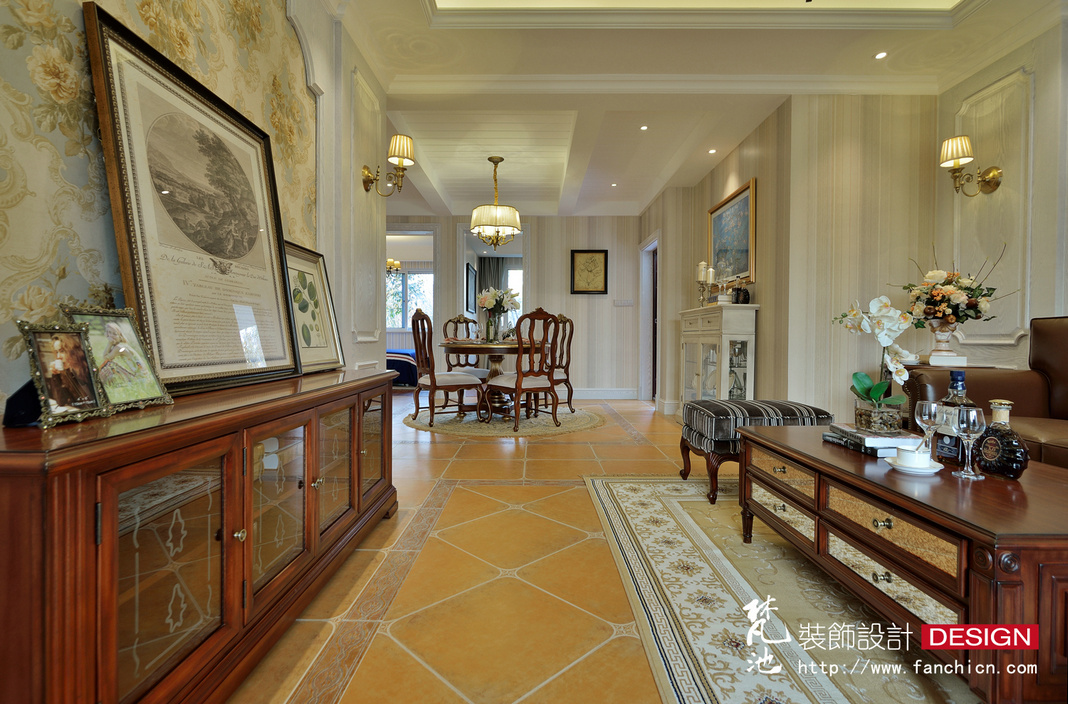 泰州景范康城 90㎡美式样板间 | 复古与活力的完美结合-8