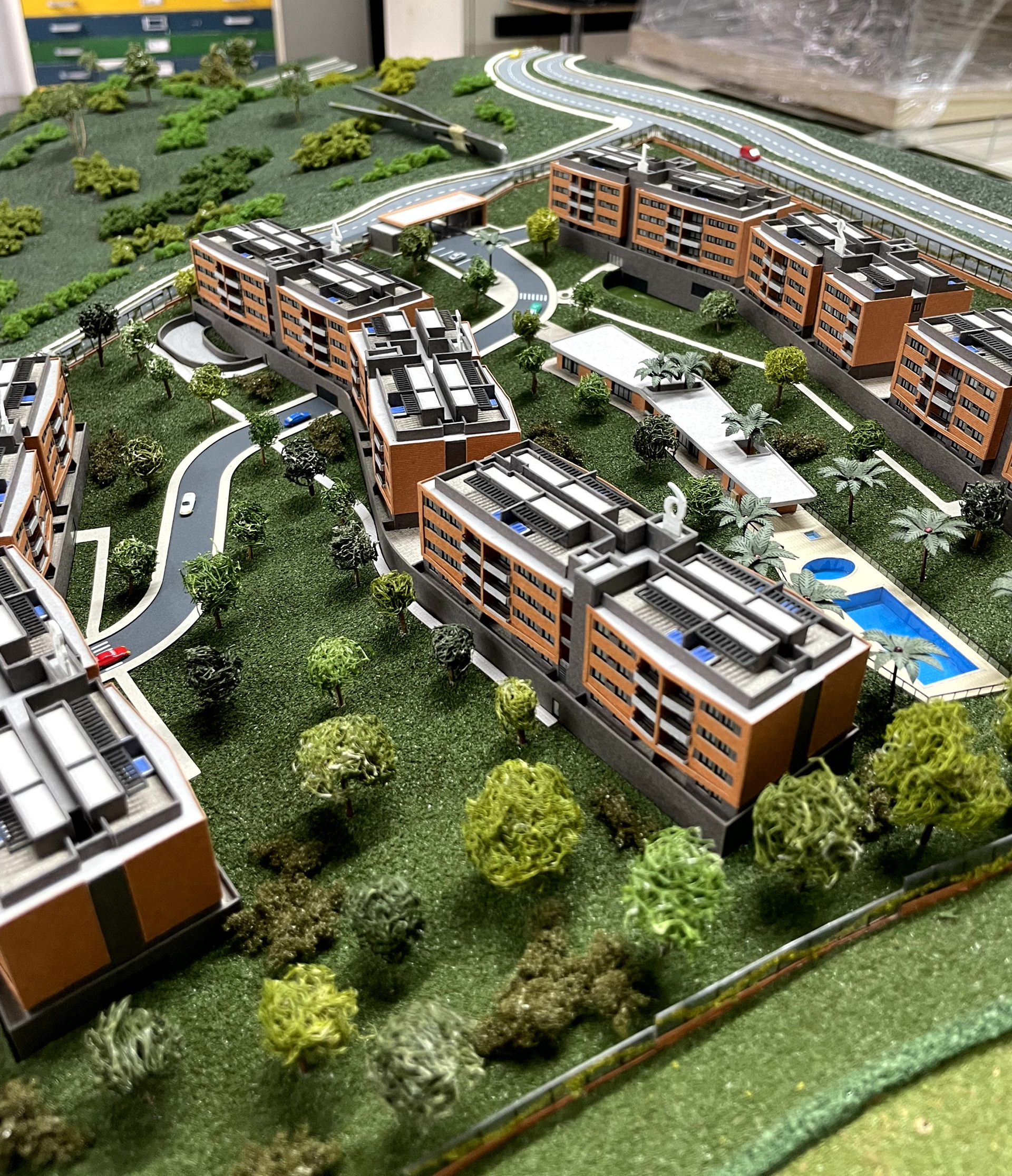 1:500比例模型安装项目丨哥伦比亚-7