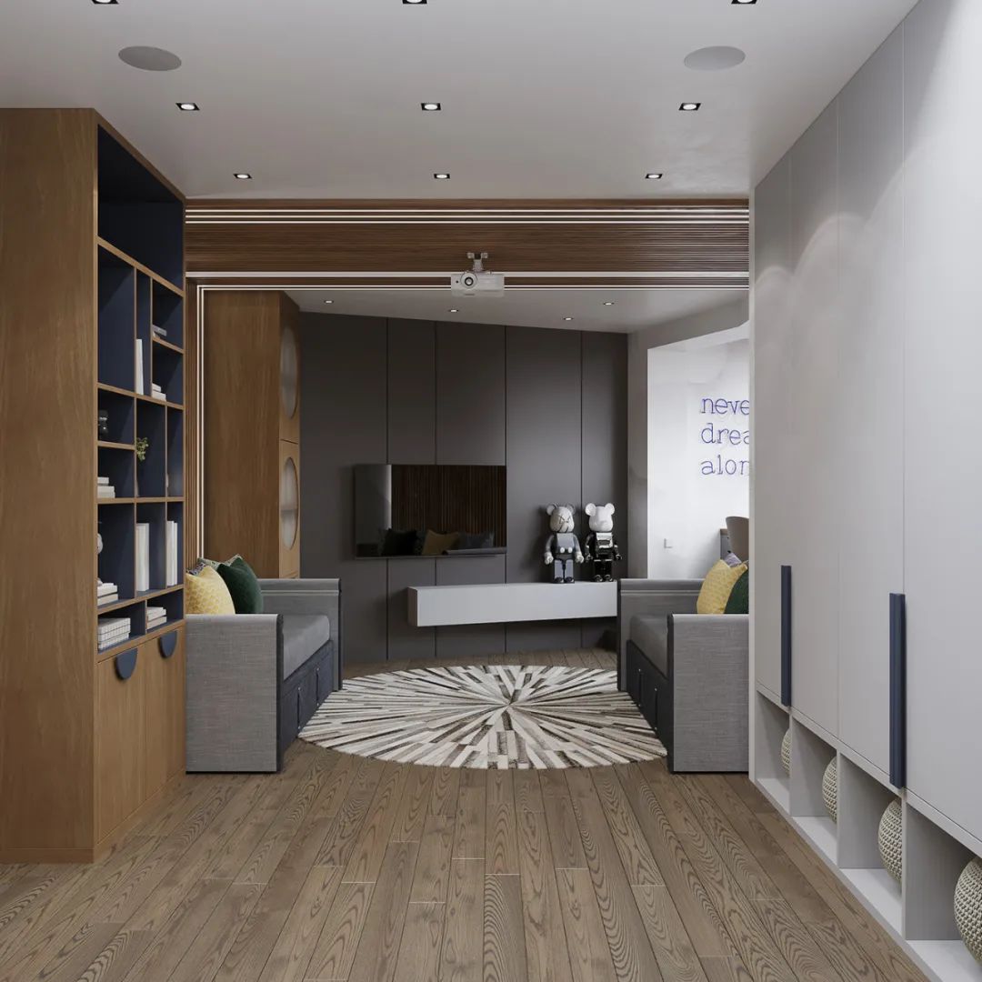 俄罗斯莫斯科 192·4㎡私人豪宅设计丨Julia Design-87