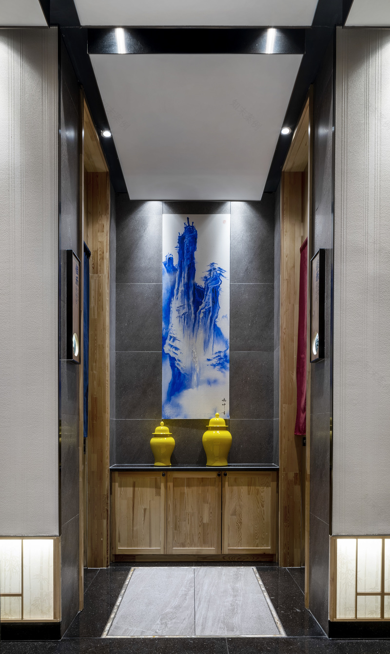 佳禾铁板烧 | 原木色打造的日式餐饮空间-15