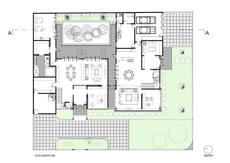 雅加达北部高端住宅群共享生活空间设计-17