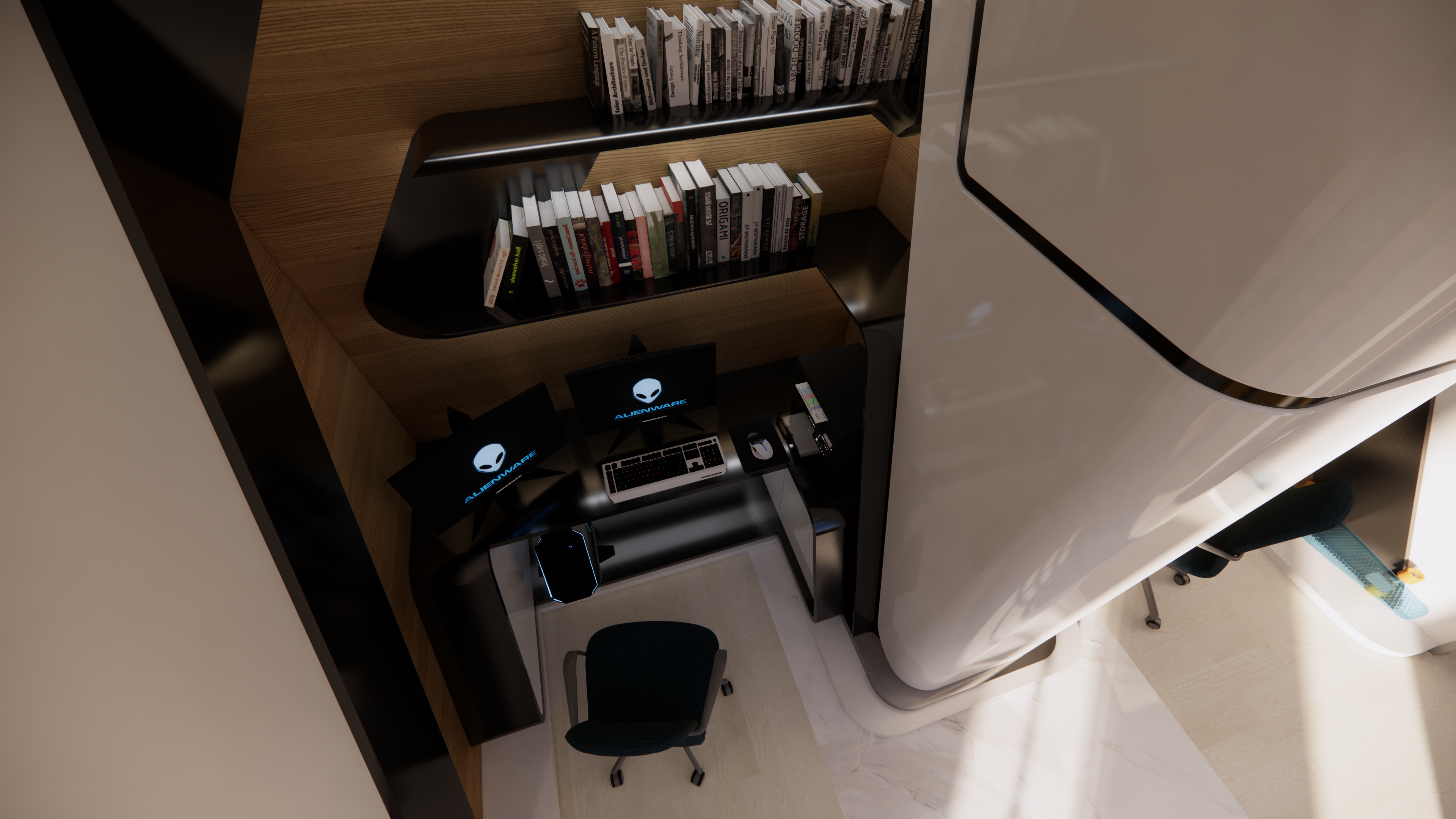 元宇宙 儿童房书房 套房-2