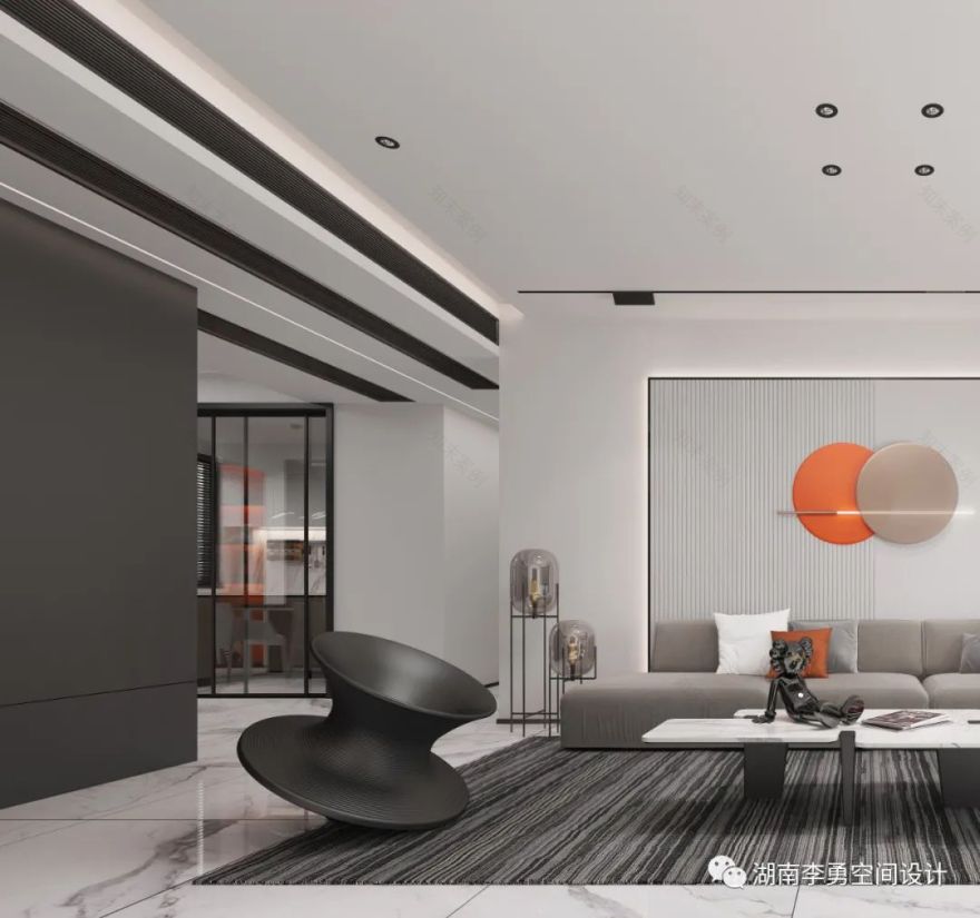 湖南吉首 130㎡简约住宅设计,打造舒适生活空间-9