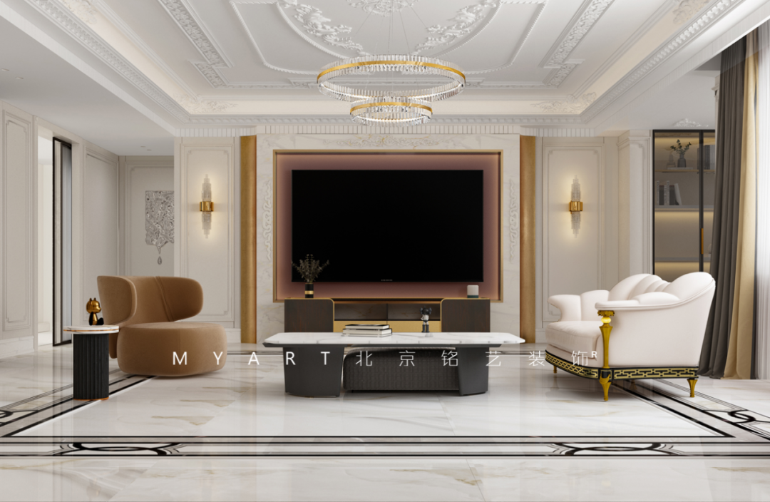 法式轻奢,浪漫满屋——天山国宾一号室内设计案例-20