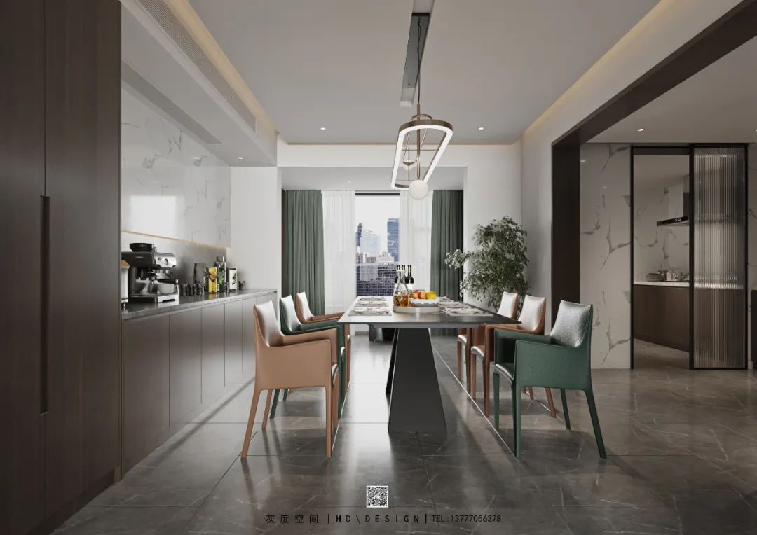 280㎡简约大平层设计丨董沙峰,杨叶琼-13