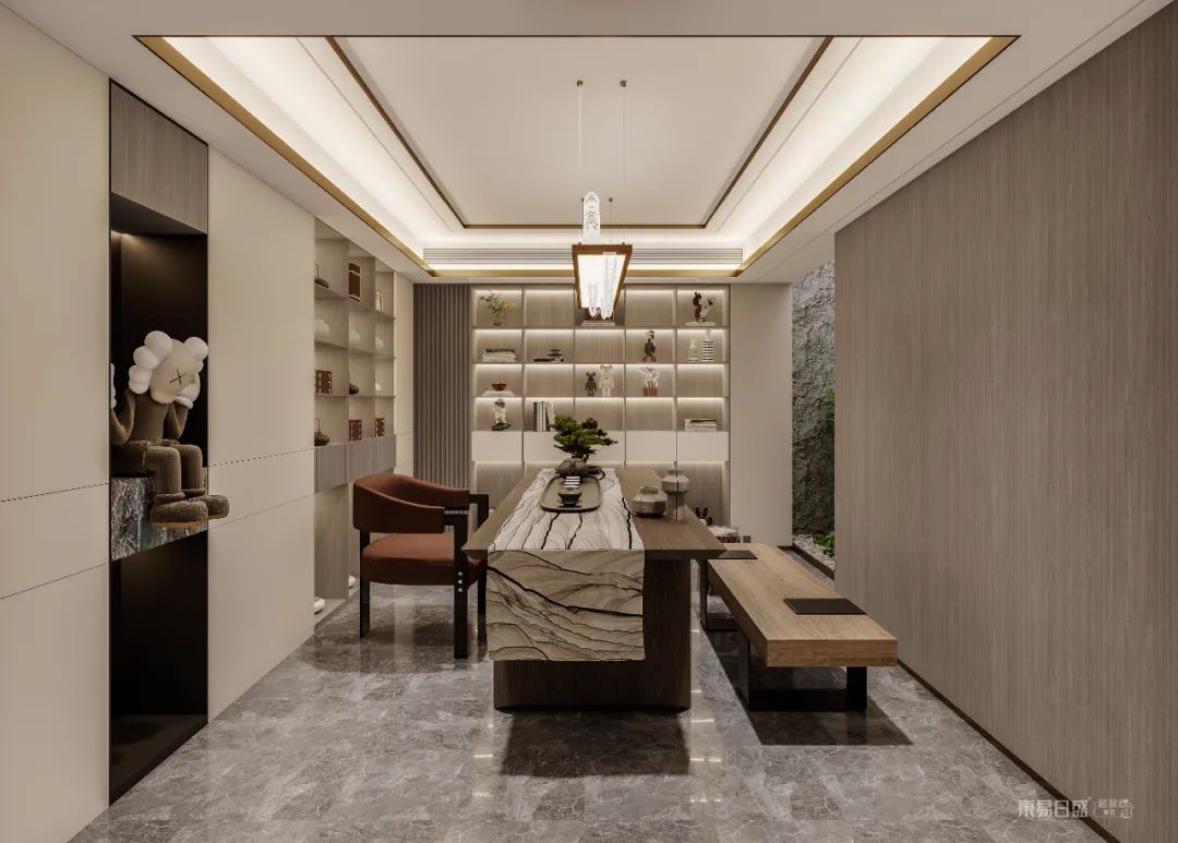 【新作首发】任周府作品：慢煮生活 | 颐和江南430㎡ 现代新中式-48