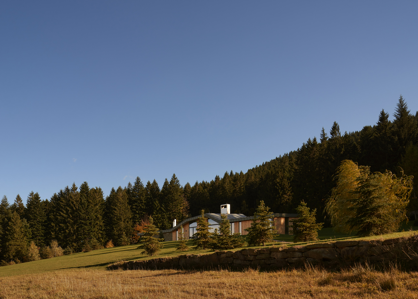 融合自然与现代的木石别墅丨捷克丨WMA architects-36