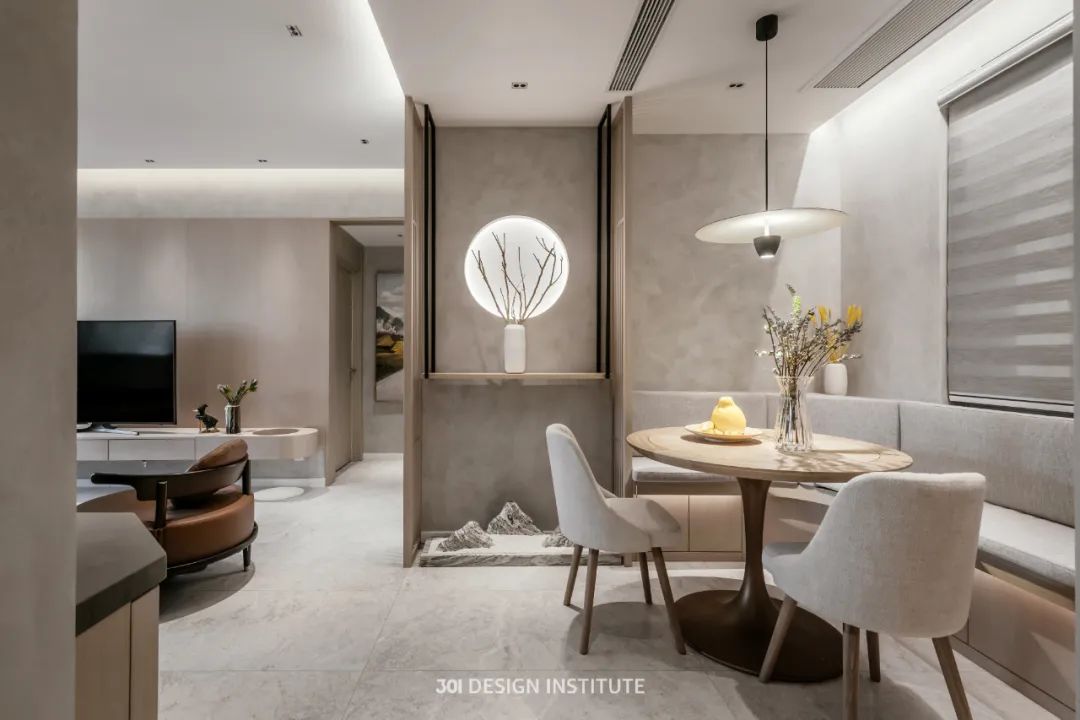 广州骏景花园现代简约茶室家居设计丨中国广州-23