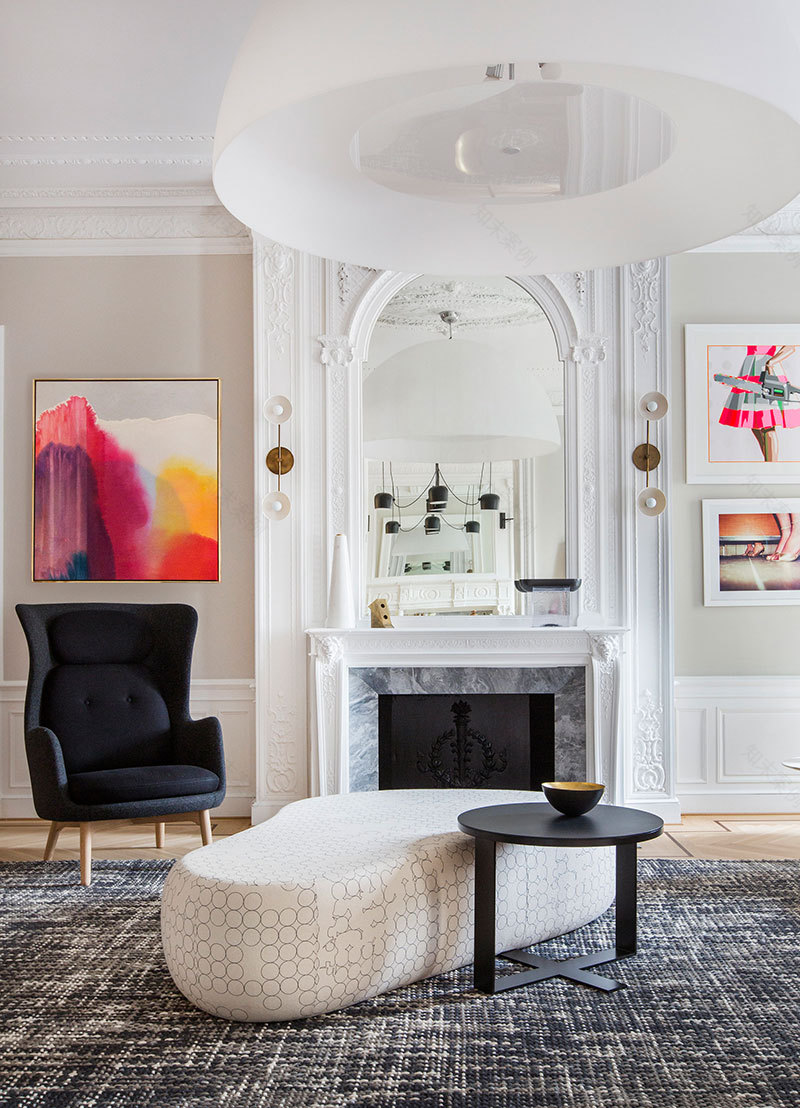 纽约前战公寓里的现代艺术设计-4