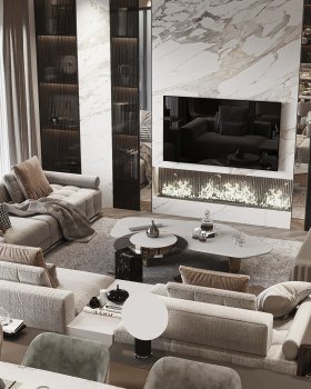 moden livingroom in italy