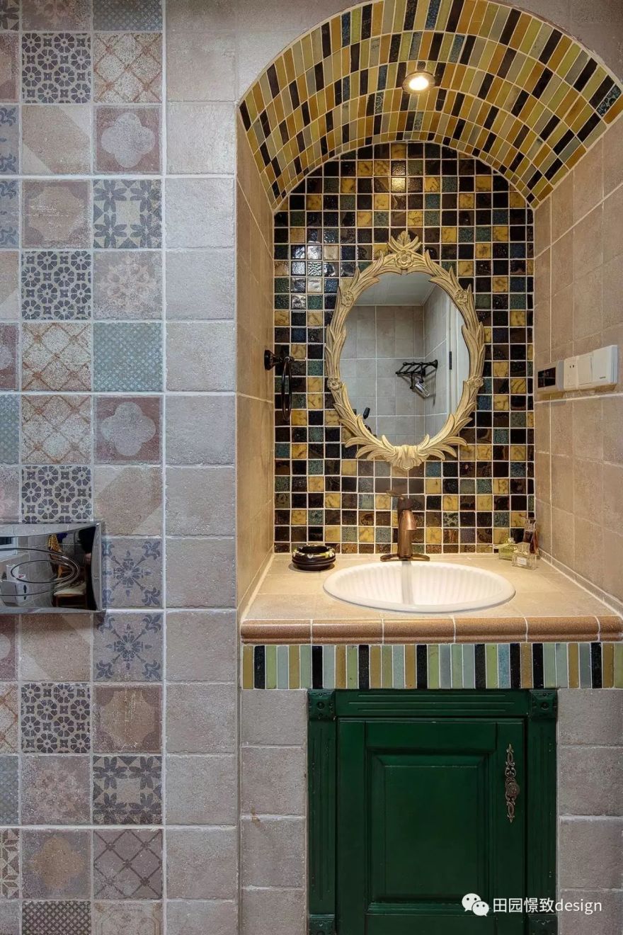 德阳凯丽景湖 130 平米美式田园旧房改造,女神的私密花园-42