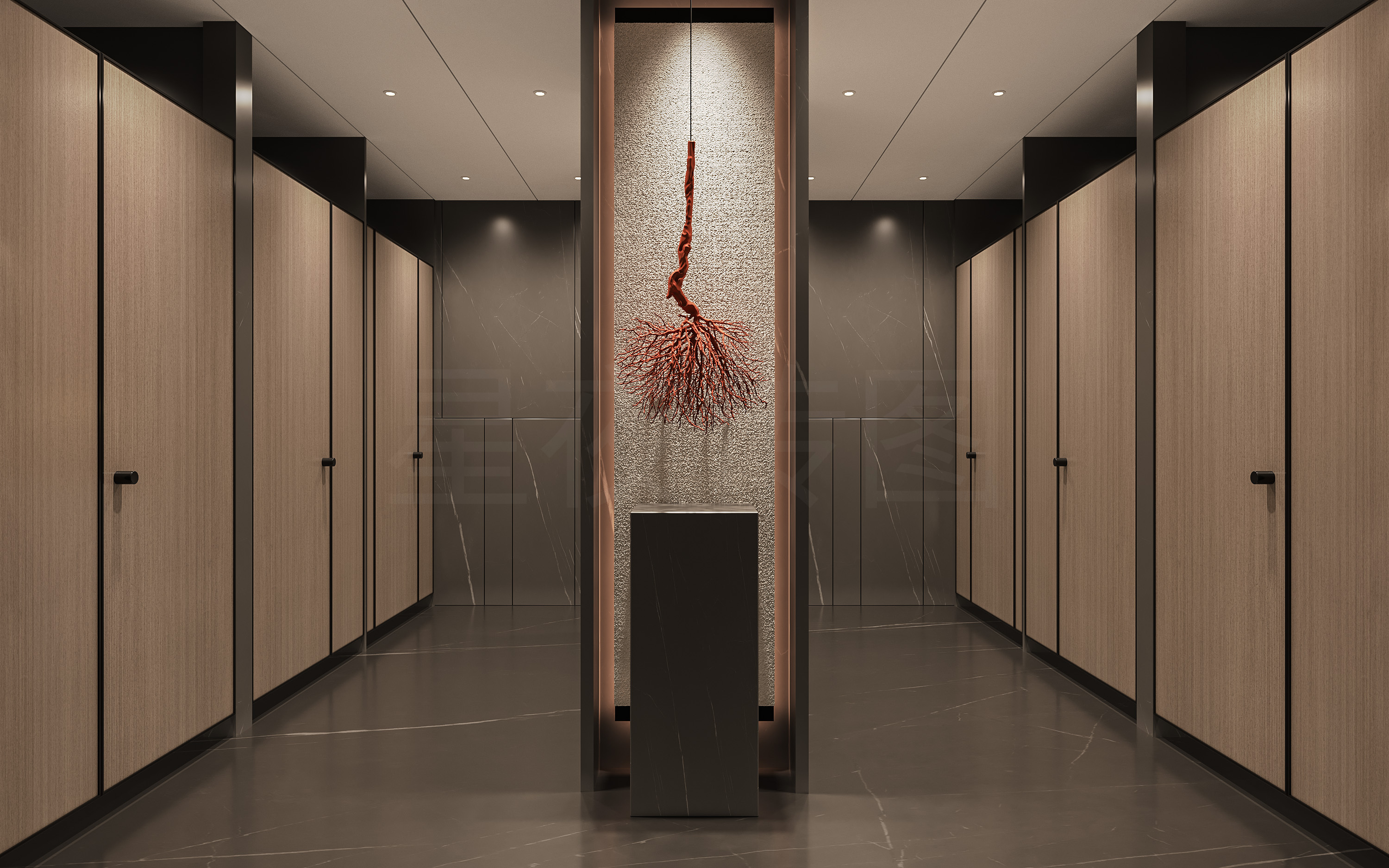 诧寂式 餐厅每个空间都彰显文艺的气息-4