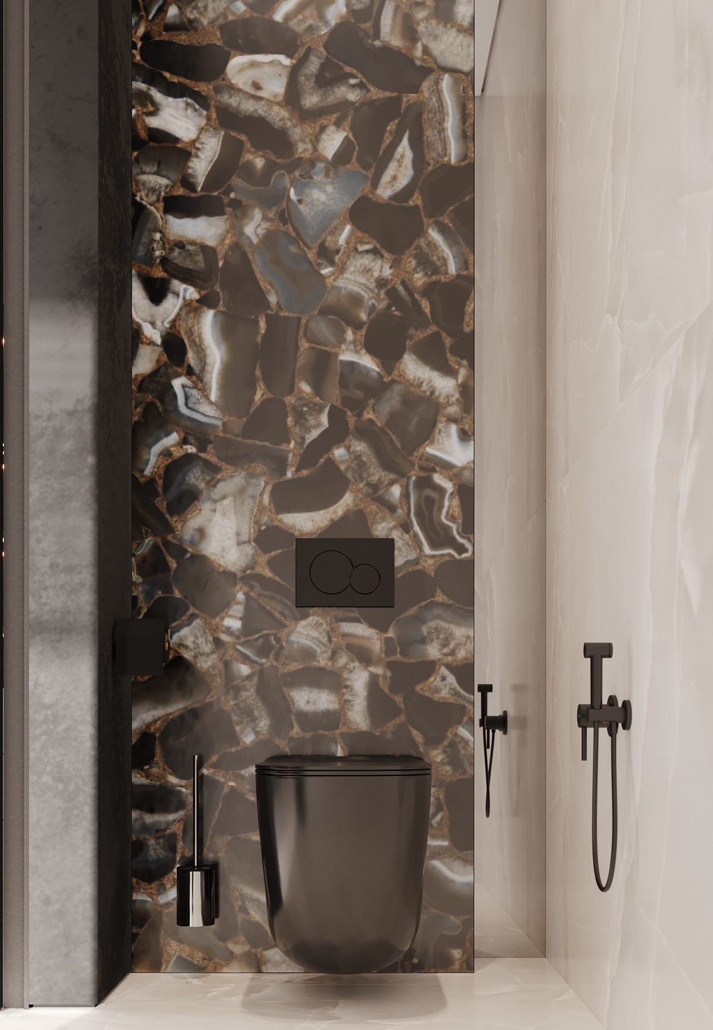 黑棕复古配色空间设计-51