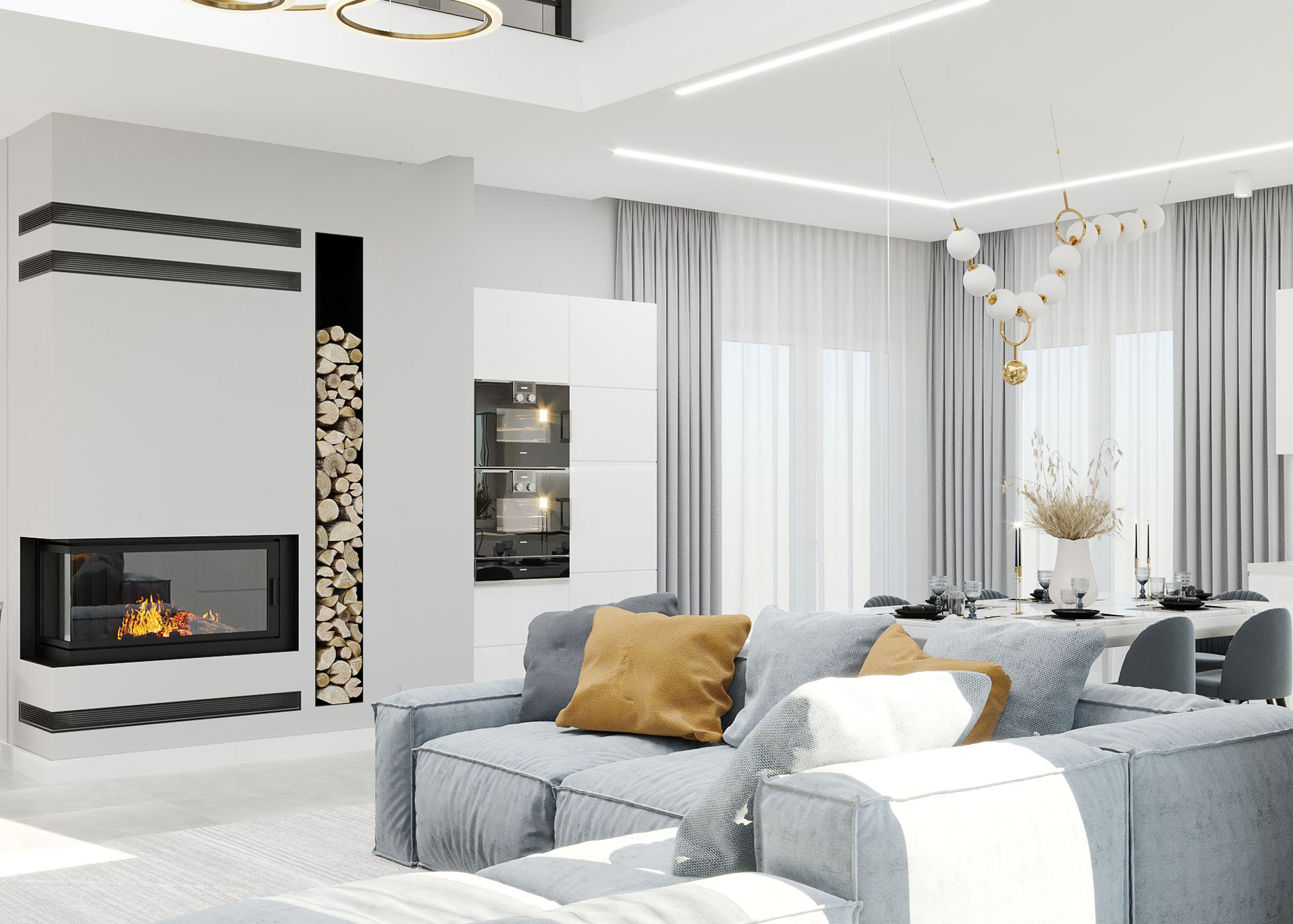 私人住宅一层设计-3