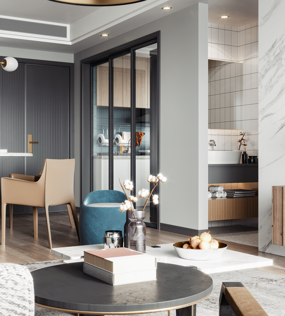 北欧轻奢风，打造简约舒适空间-4