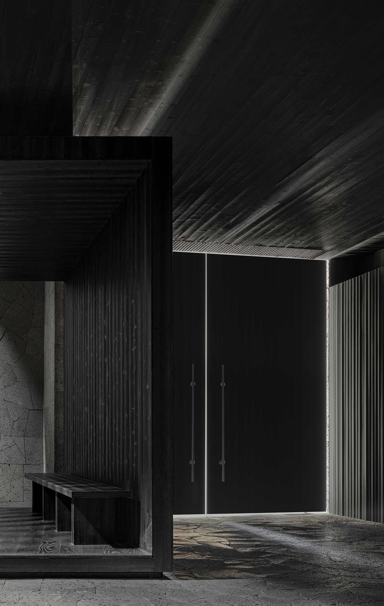 田间之上中国湘菜馆丨中国广州丨黑白木设计-26