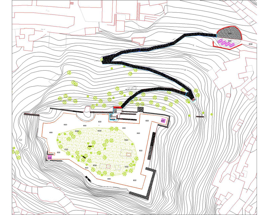 奥里亚城堡 · 重塑防御遗址的景观设计-42