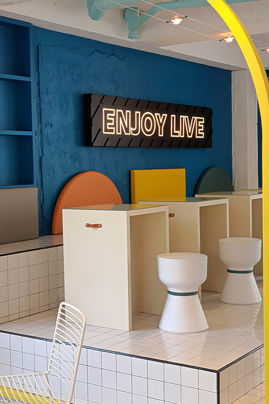 色彩斑斓的室内设计 | 45 平米的小户型如何打造出大空间感-10