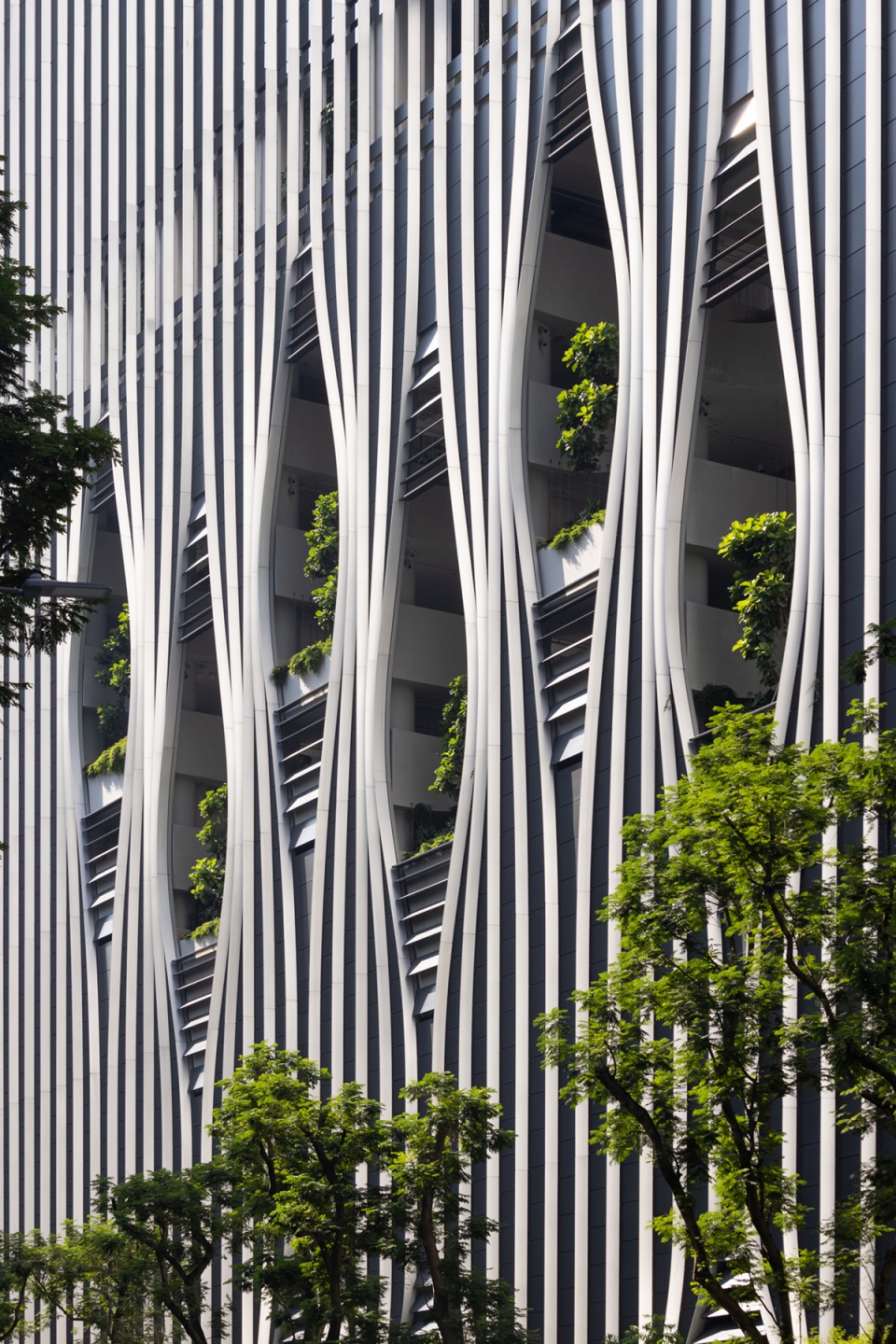 新加坡 CapitaSpring 大楼 | 垂直绿洲，花园城市的典范-18