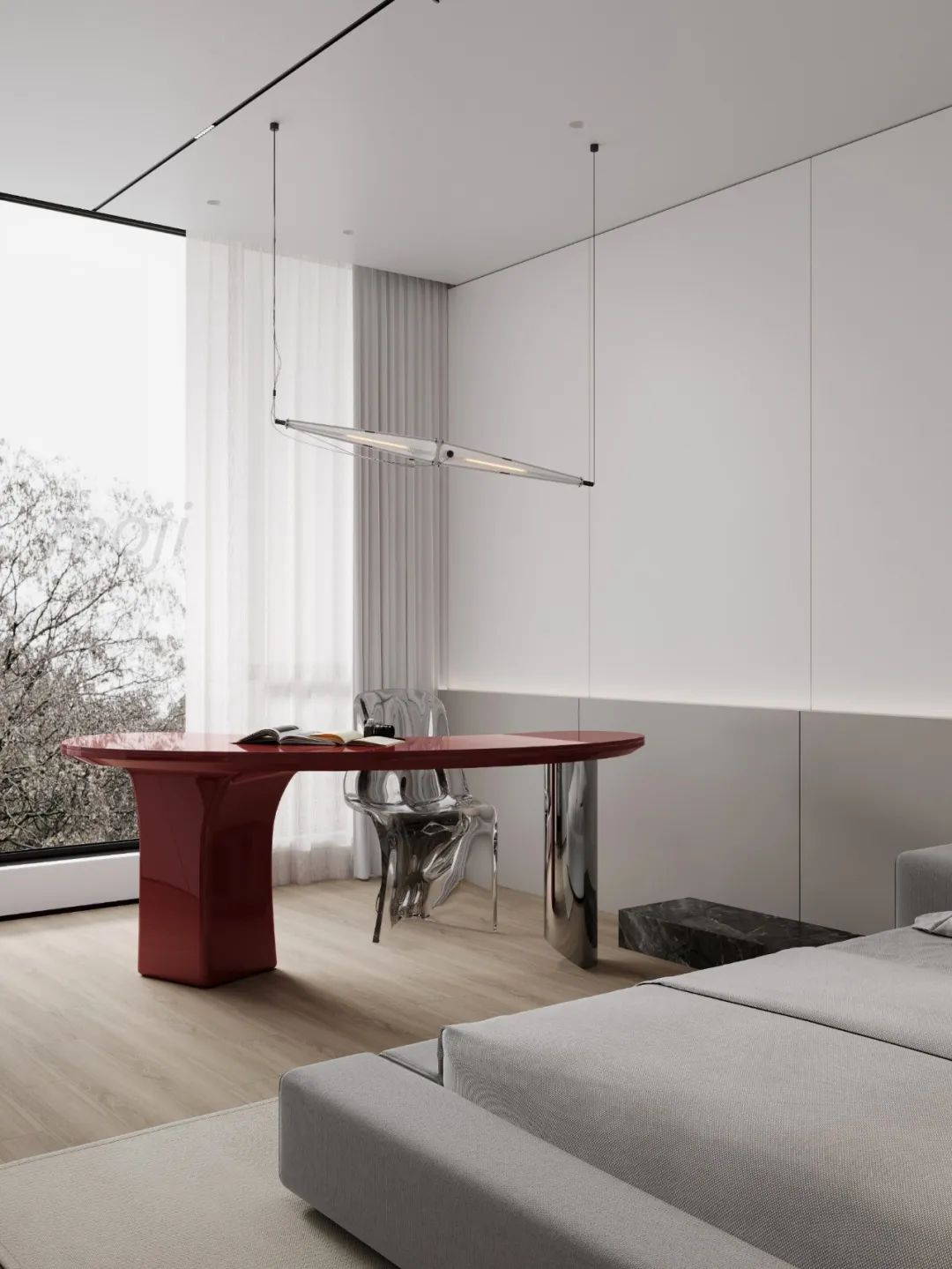 末集MOJI｜300平别墅·线条情绪-42