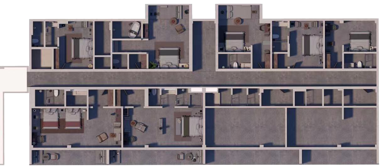 东江湖暮尼度假酒店丨中国郴州丨莫子先生设计,ying光绿设计-108