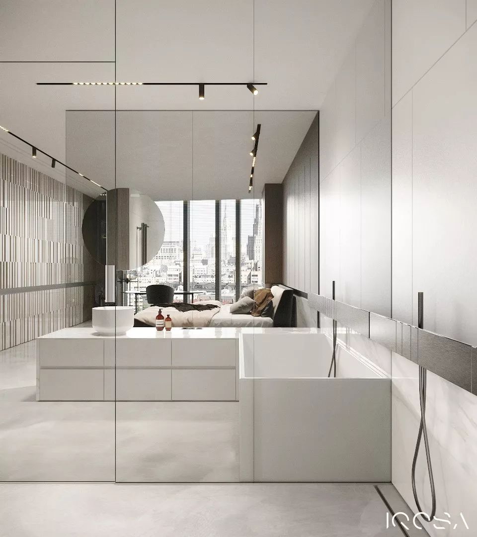 乌克兰 IQOSA 工作室打造野性公寓,粗犷与精致的完美融合-95