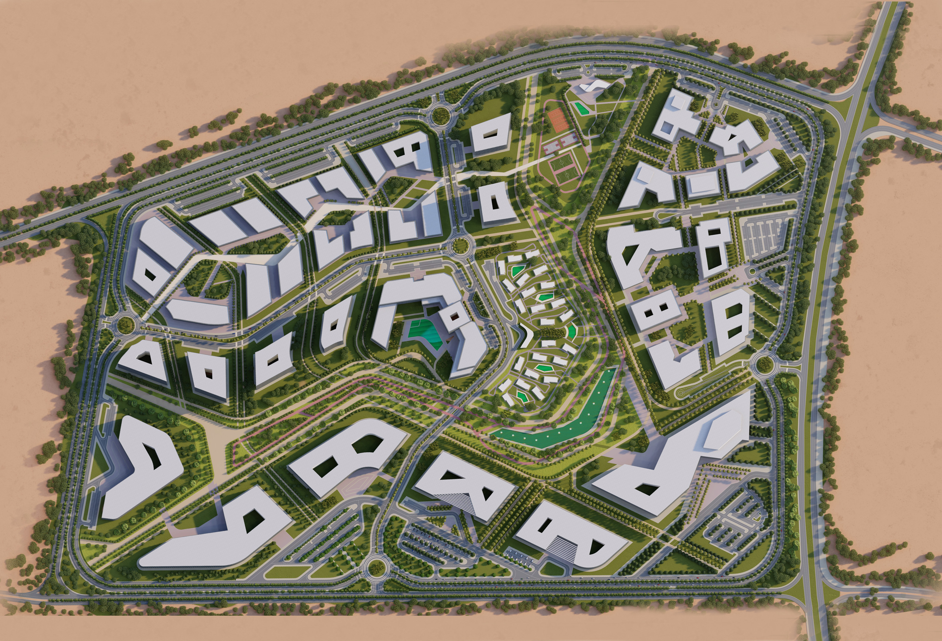 医疗城丨埃及丨Distance Studio Consultants-27