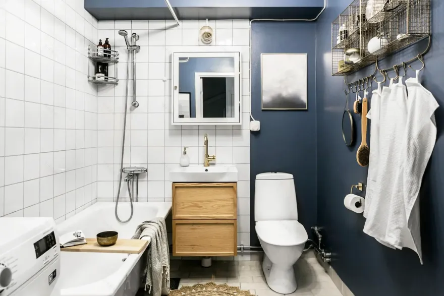 瑞典都市复式公寓 | 色彩与开放厨房的完美融合-12