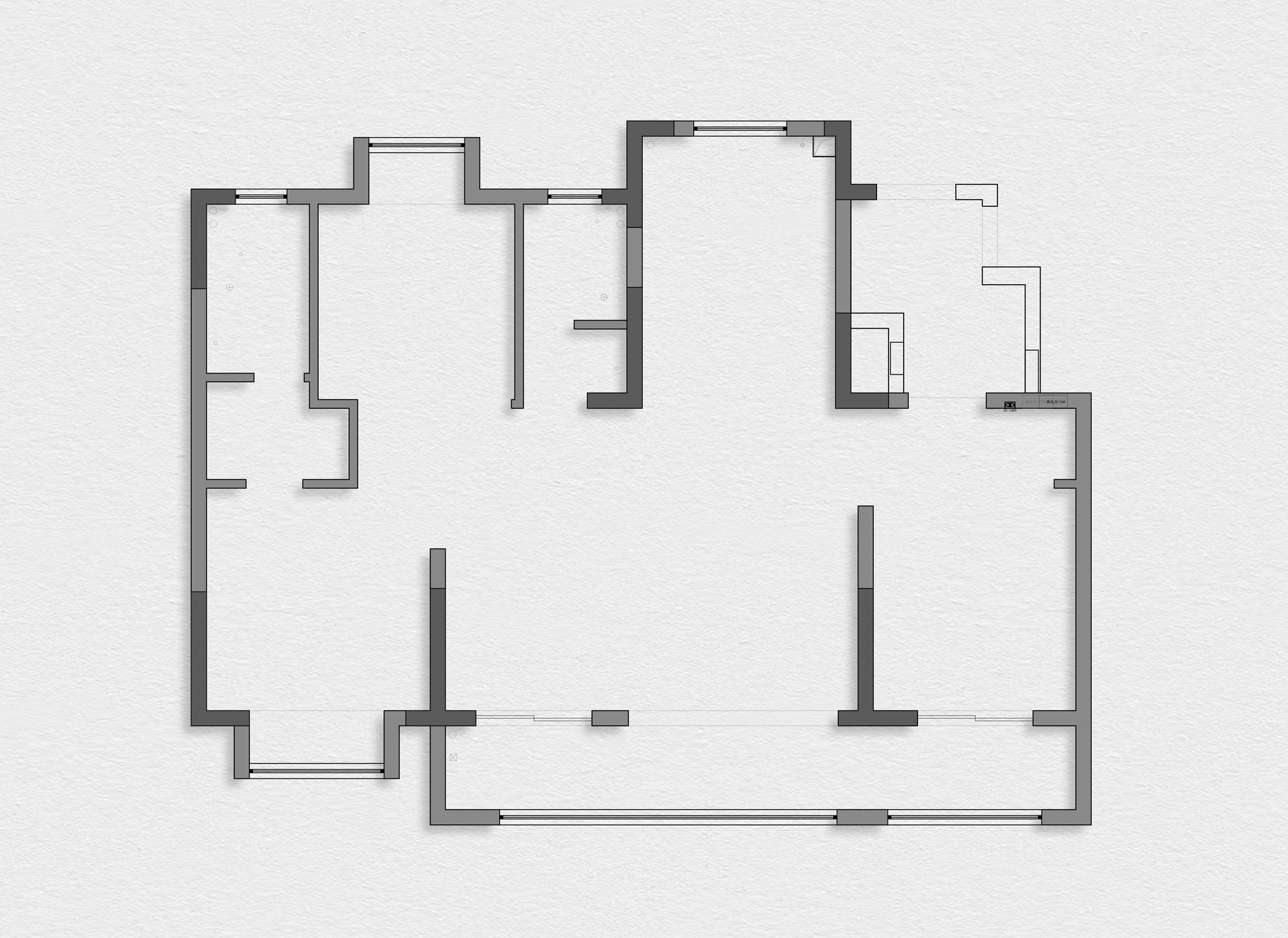 山而，干净纯粹的极简之家，流动的空间艺术丨留白屿下空间建筑-27