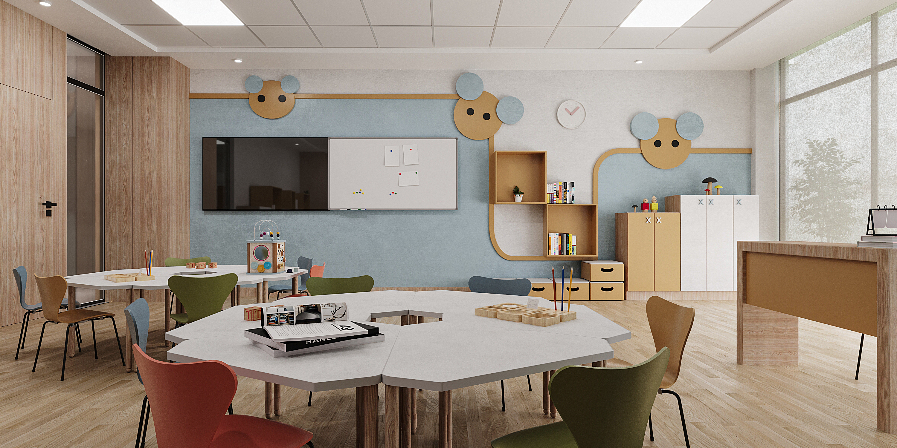 现代小学 学校室内设计丨沙特阿拉伯-4