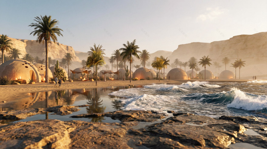 Touristic Village Rendering(旅游村渲染)-2