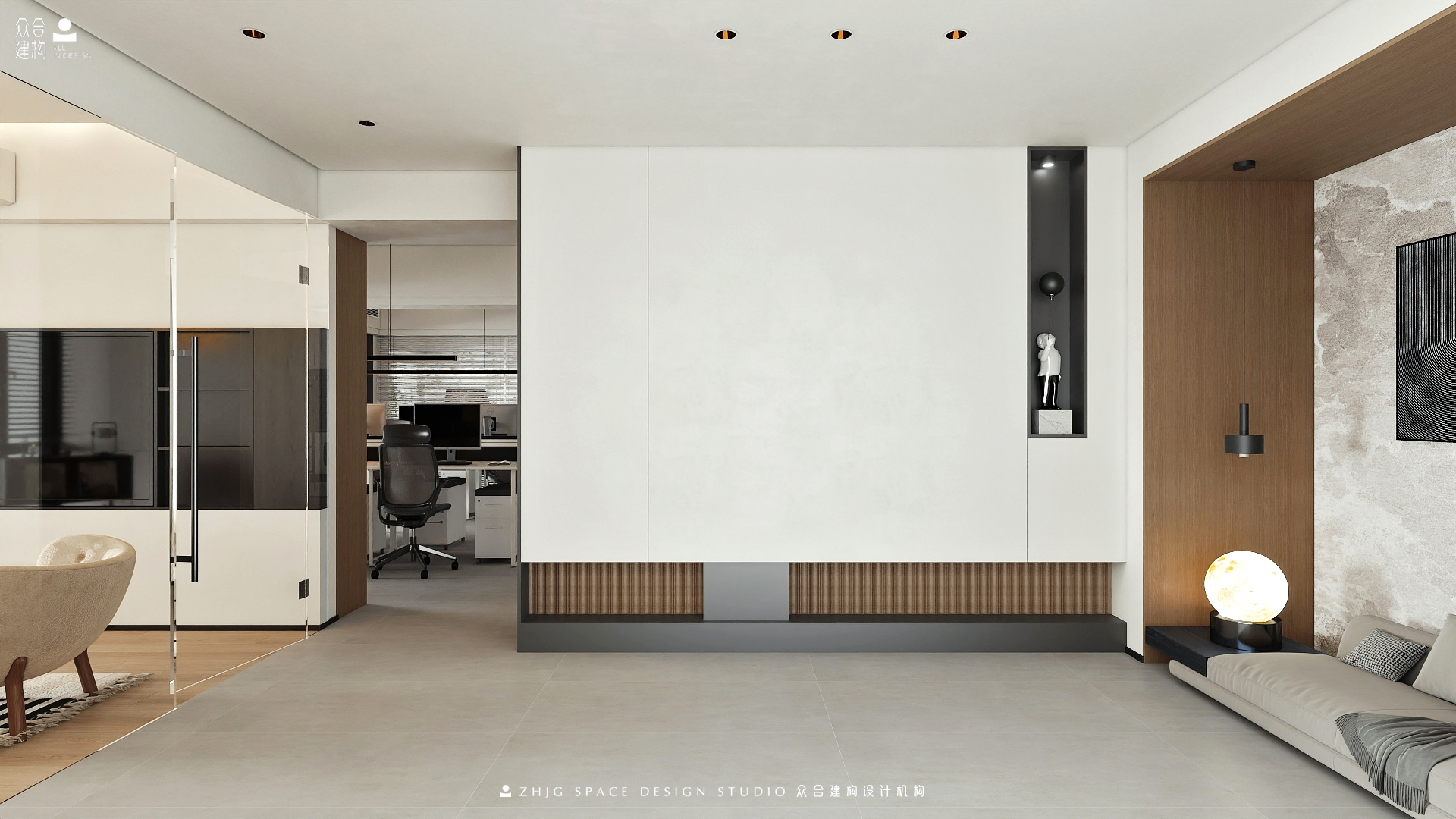 众合建构｜湘江峰汇办公室-3
