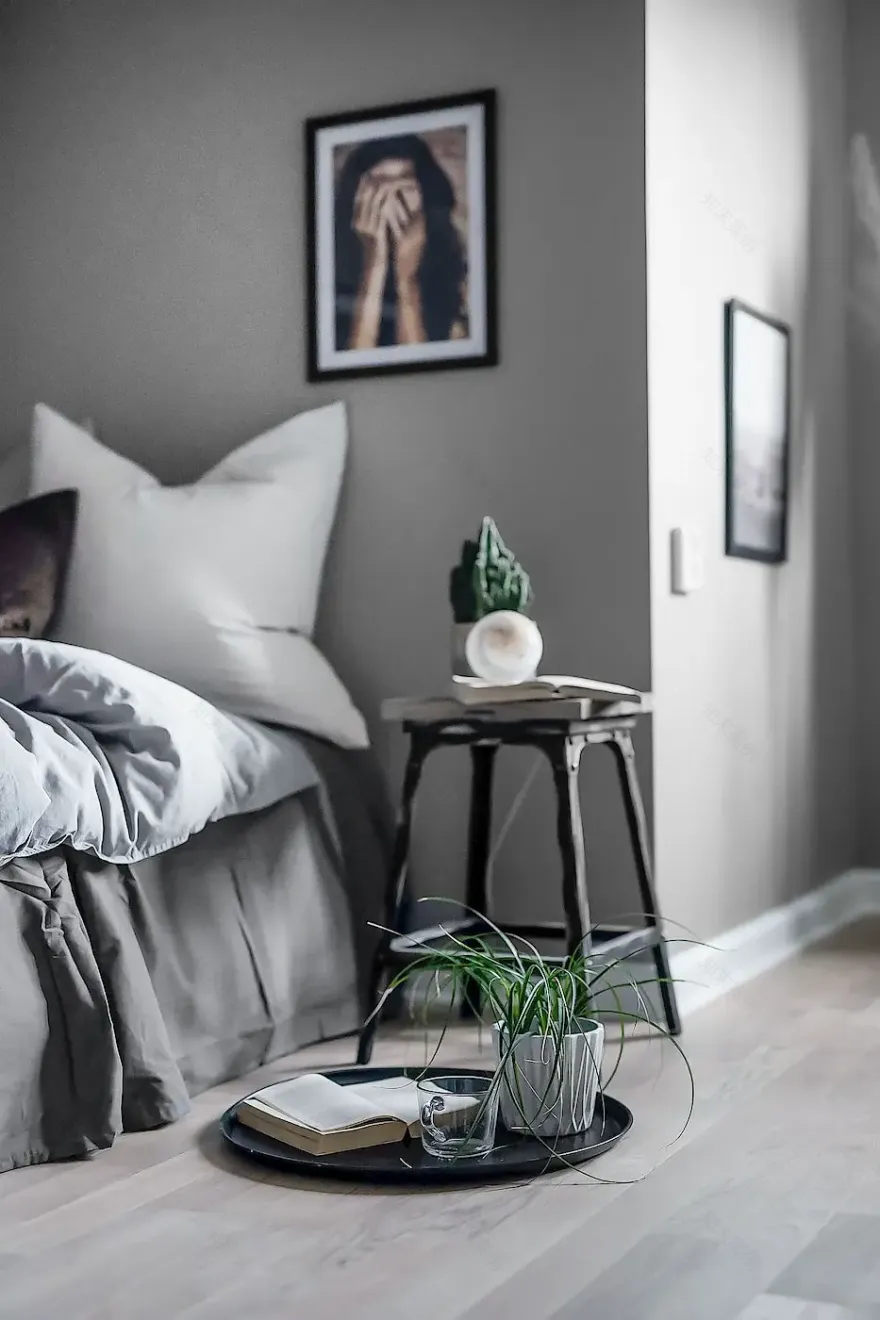 27 平米零缺陷公寓,绿色植物点亮完美空间-2