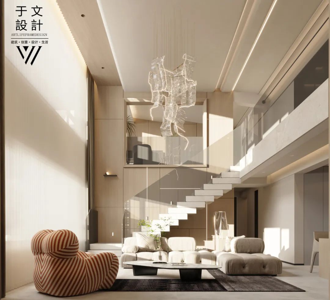 中南·玖熙墅奶油系叠墅设计丨中国沈阳丨于文设计工作室-6