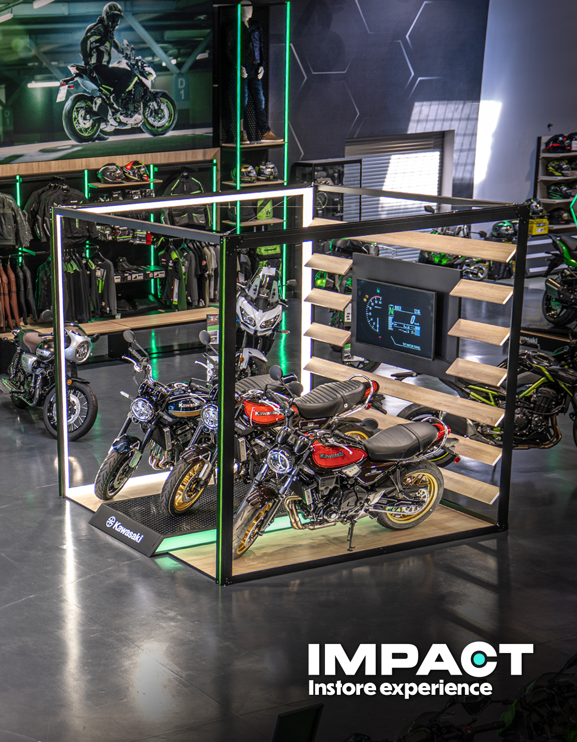 Kawasaki Motors 新零售形象店丨Impact-15