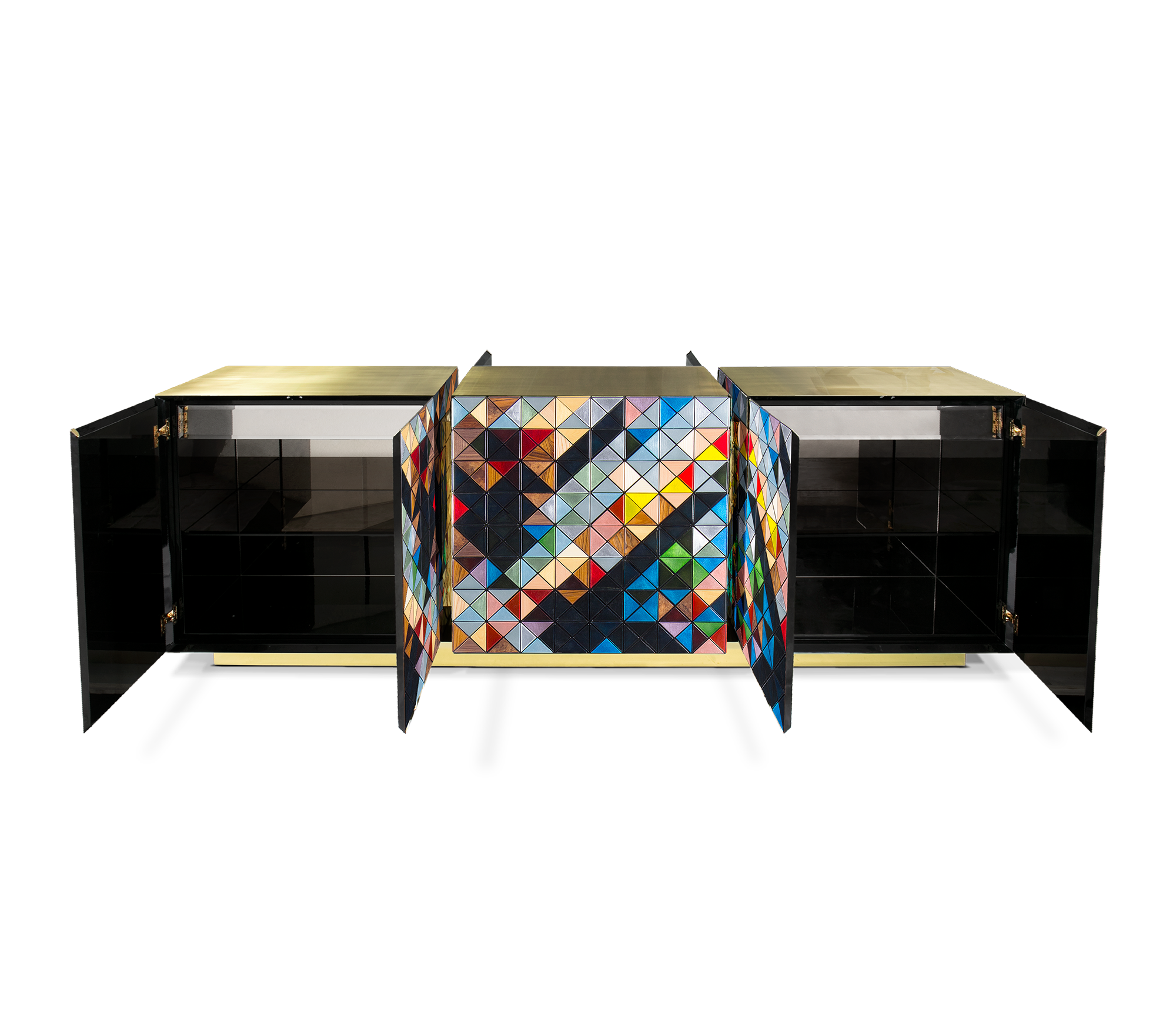 Pi·el Walnut Sideboard（像素胡桃木边柜）-4