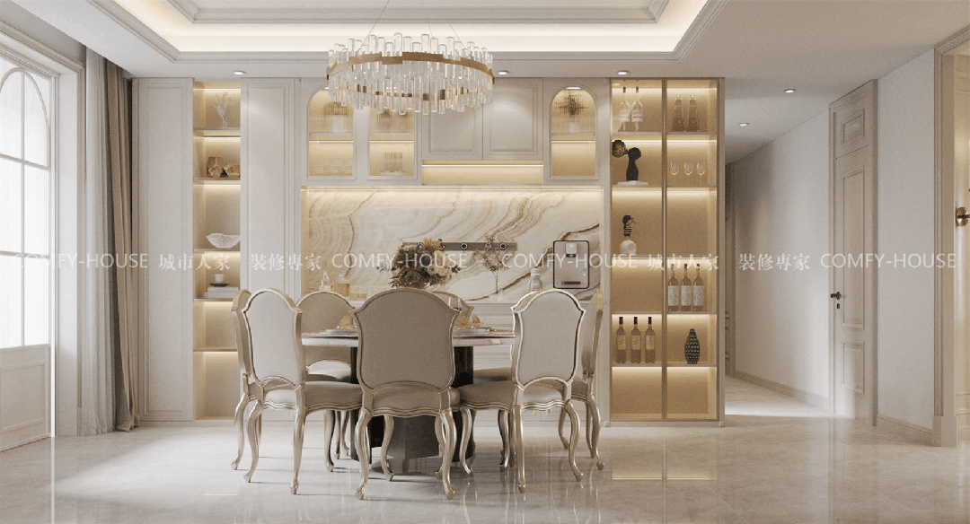 【济水上苑】270㎡丨解锁美式轻奢家装密码,打造你的格调之居-1