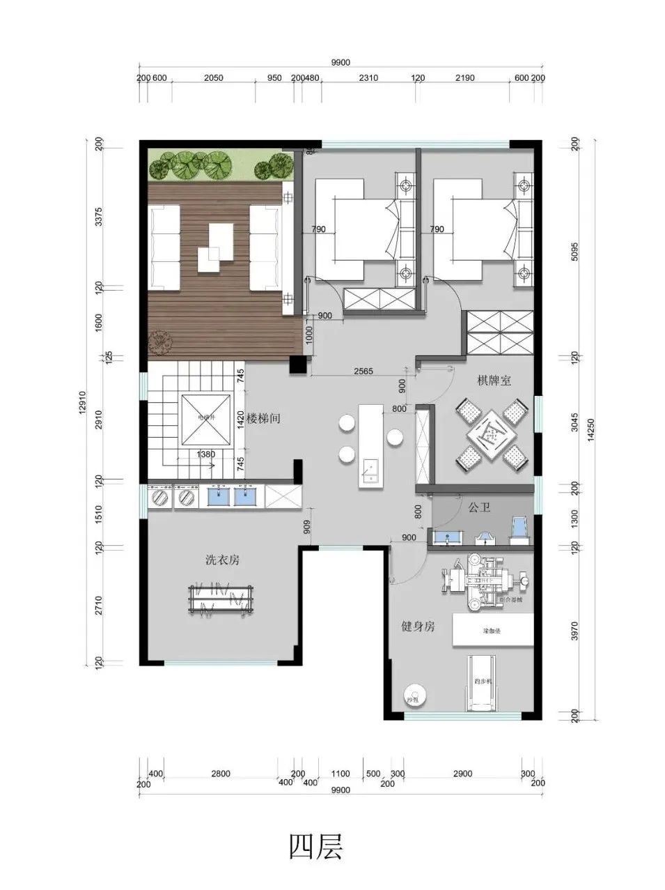深圳观湖园F23栋别墅设计丨中国深圳丨九门堂(深圳)国际设计有限公司-101