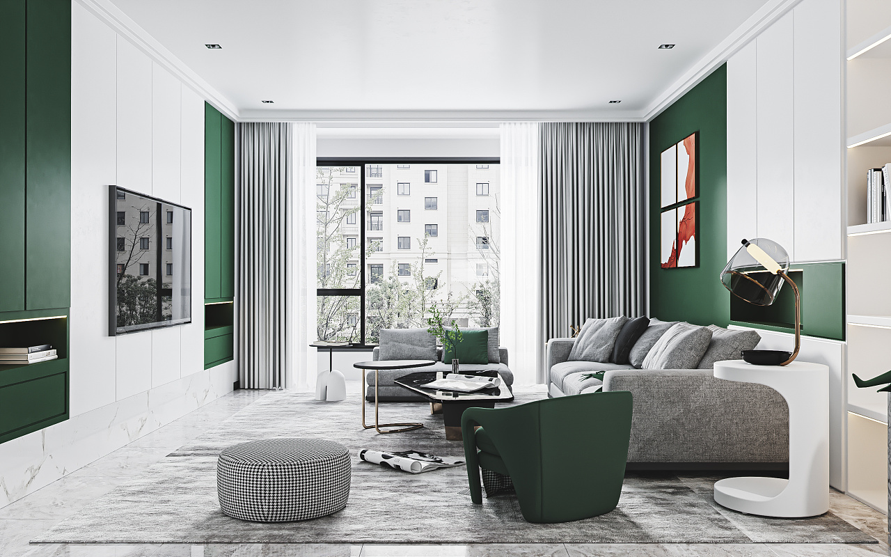 现代别墅设计丨绘感设计-6