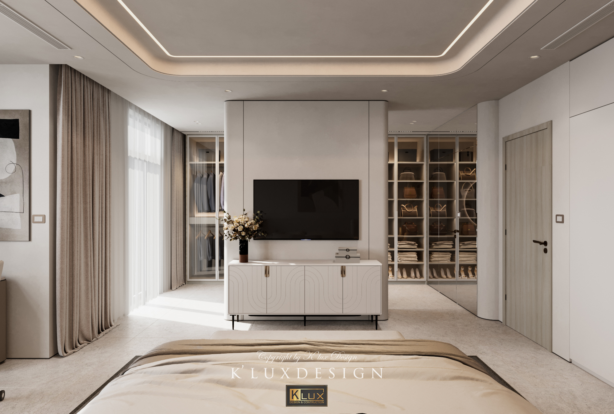 MASTER BEDROOM THANH HOA VILLA可译为主卧顺化别墅丨越南丨K'lux design-11