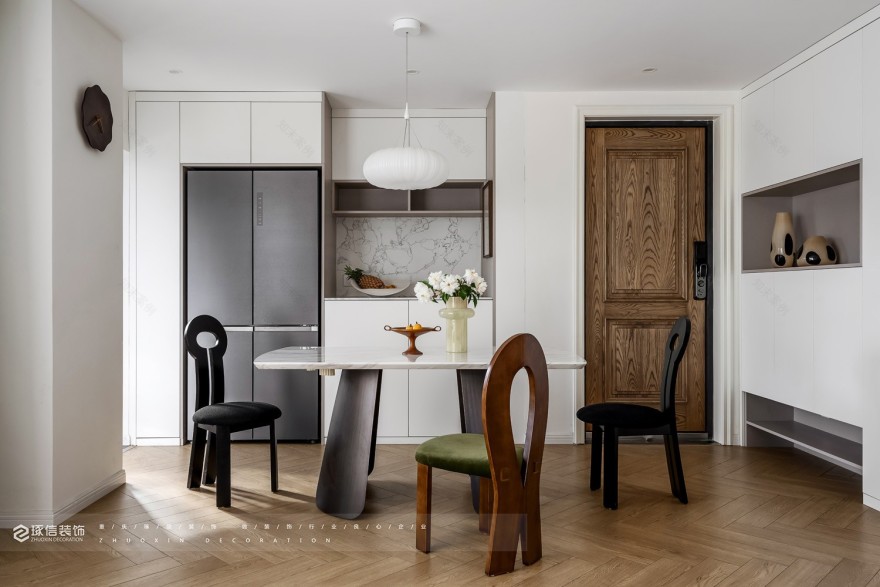 123m² 简约至美,品味法式风丨琢信装饰-19