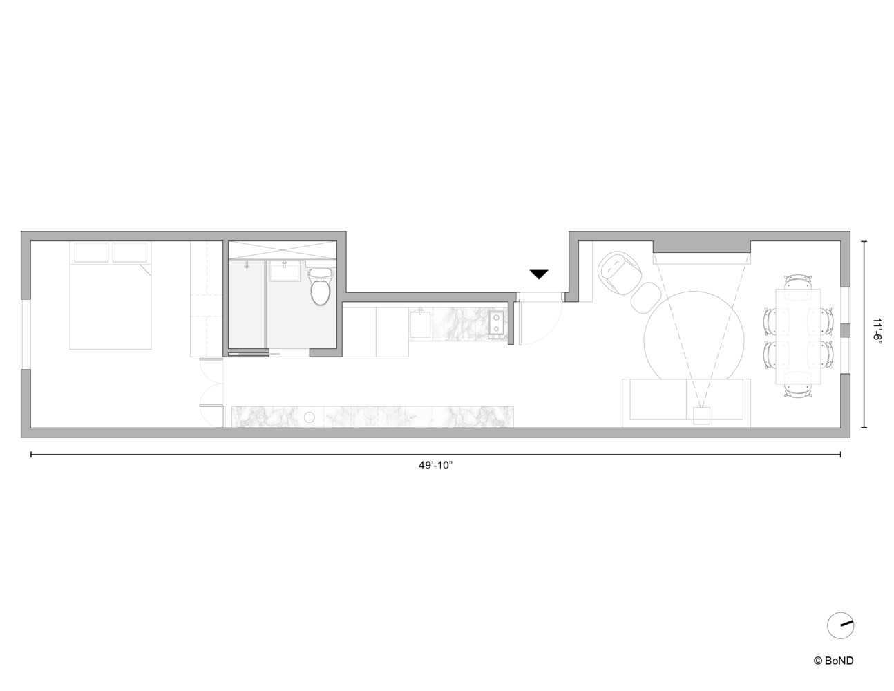 纽约明亮阁楼式公寓，穿越时空的改造-23