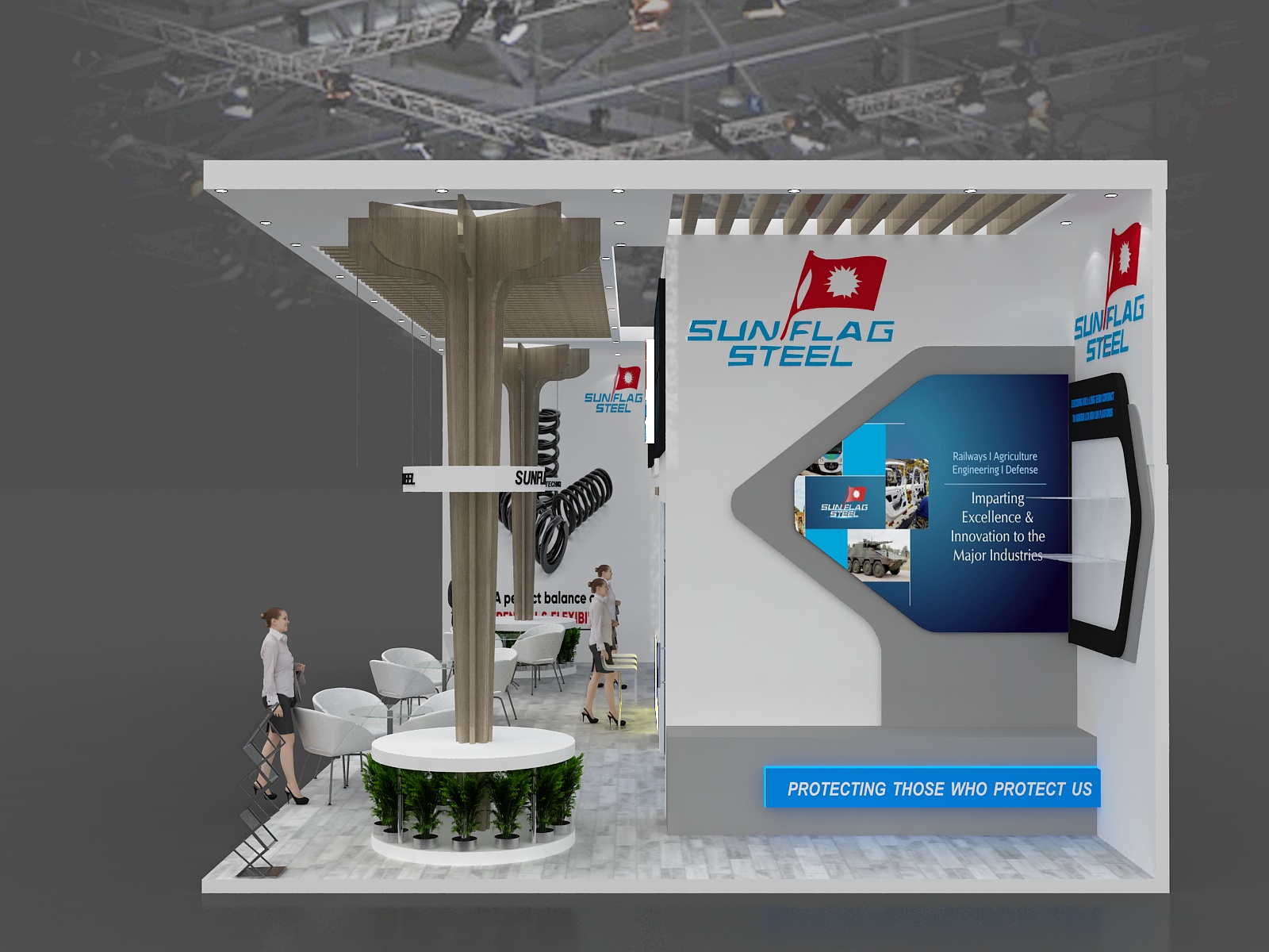 SUNFLAG India Auto Expo Delhi 200 SQM-2