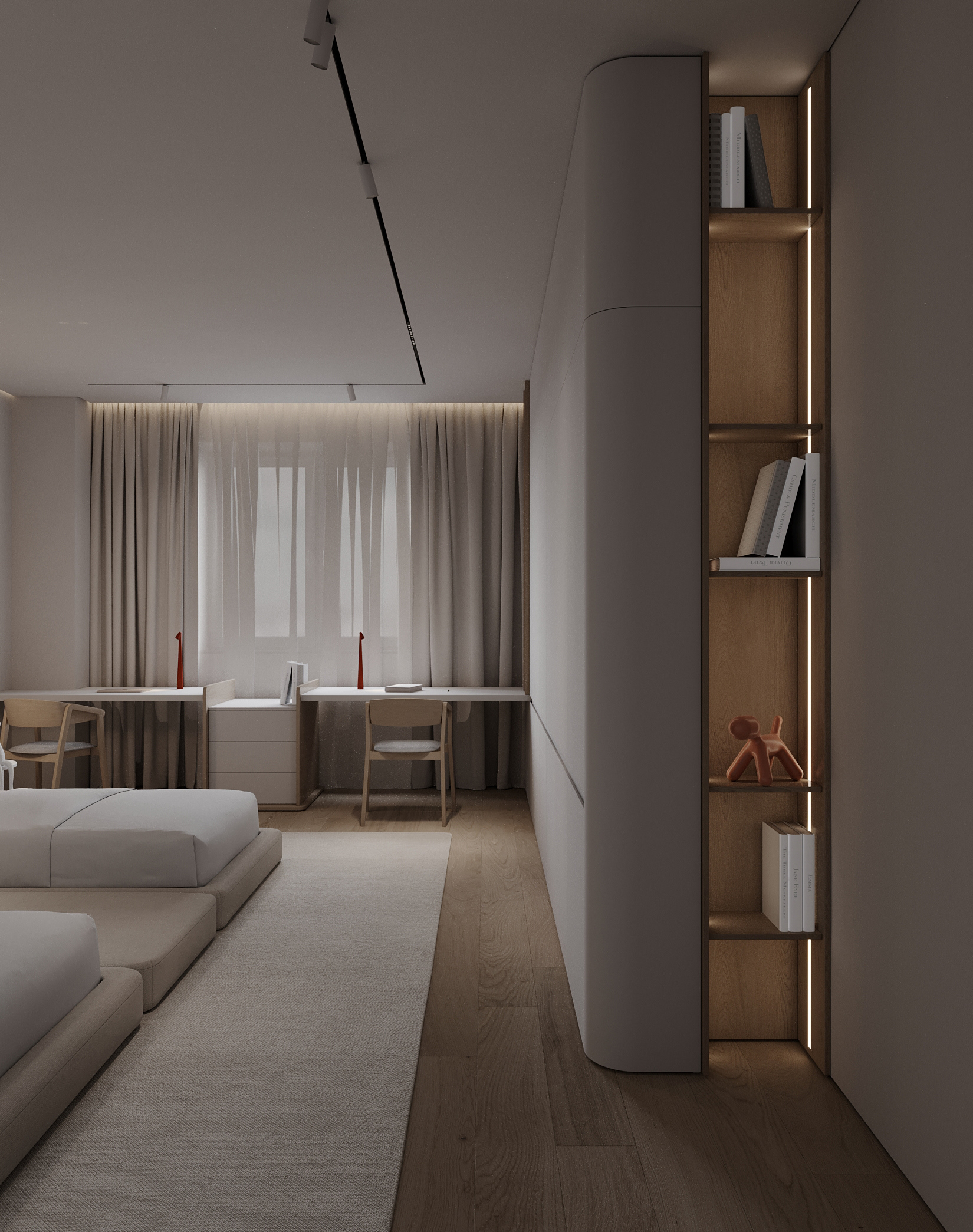 ЖК:Александровский 公寓室内设计项目丨俄罗斯车里雅宾斯克丨Ananev Architects-116