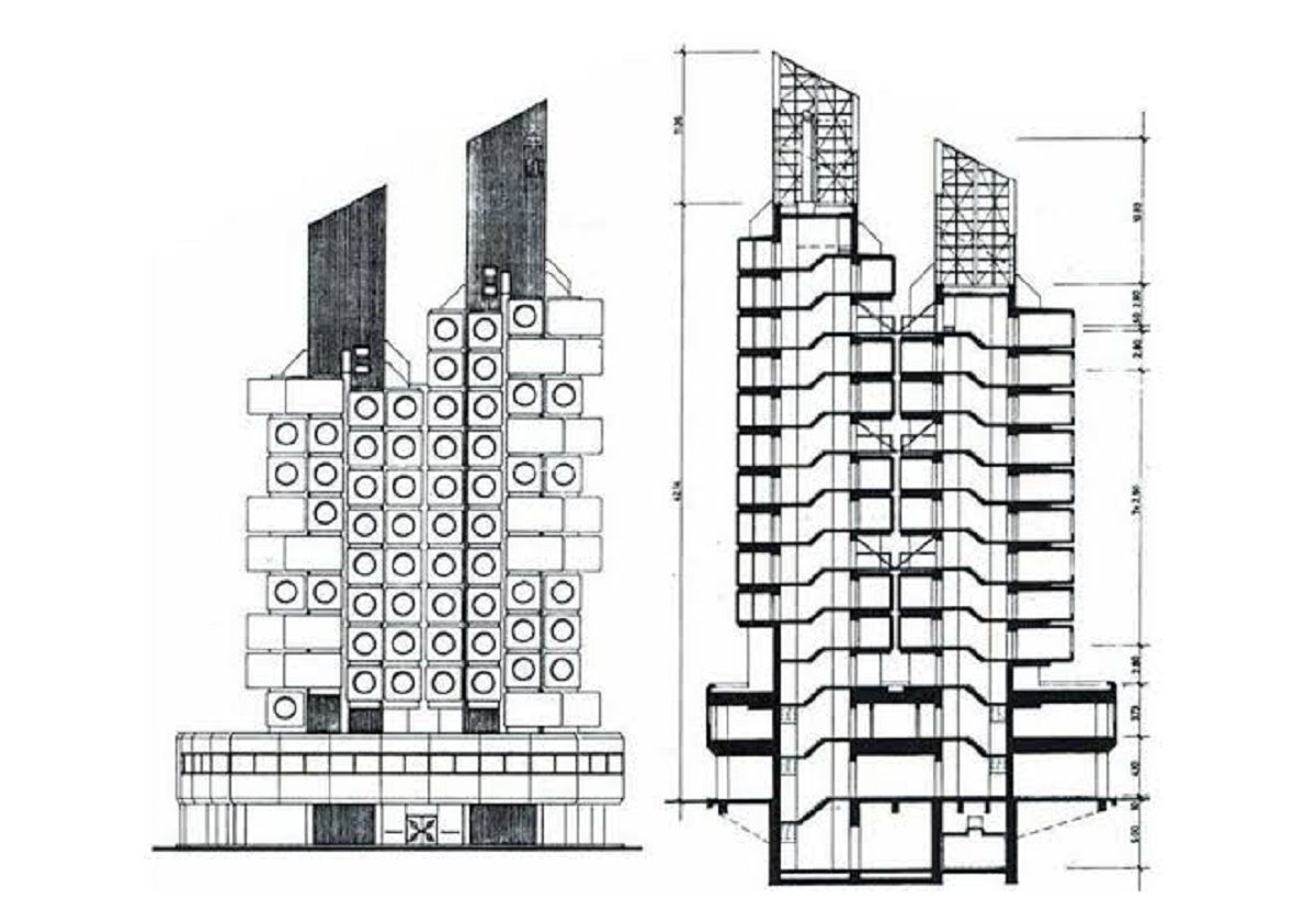 东京 Nakagin Capsule 胶囊塔 | 新陈代谢派建筑的标志-17