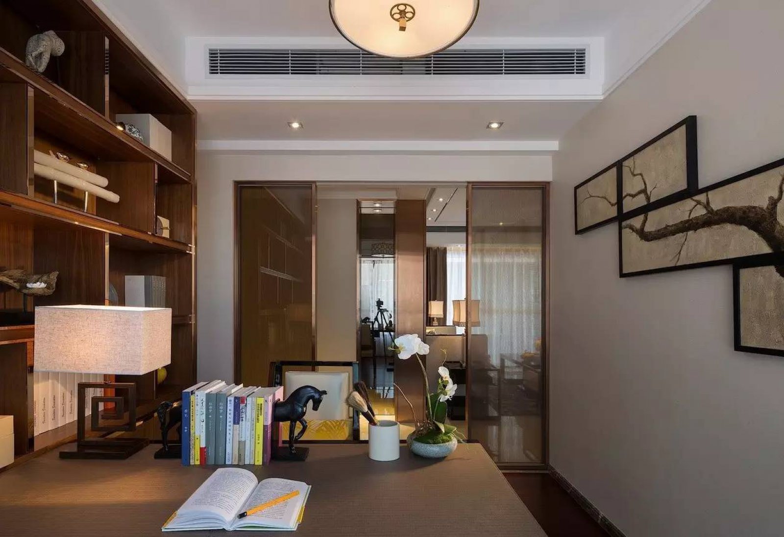 广东惠州中洲集团新中式样板房  逸尚东方-10